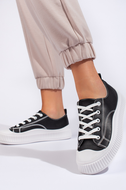 Black classic model women's sneakers...