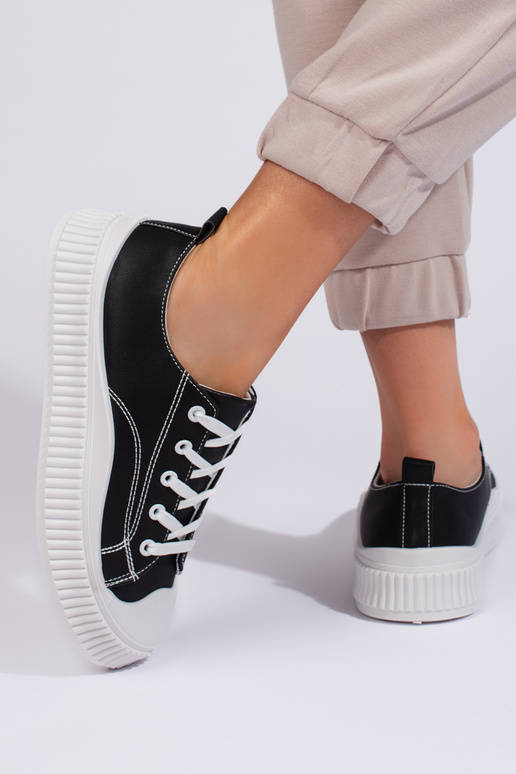 Black classic model women's sneakers...