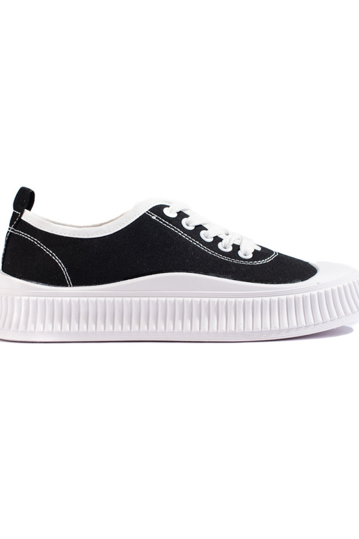 Czarne damskie trampki damskie