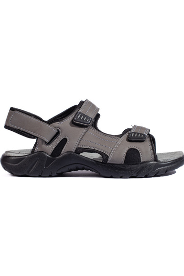 Sporty style gray  sandals