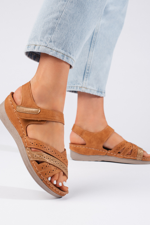 Brown color sandals