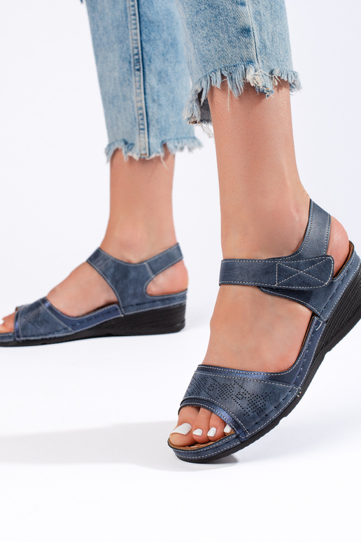 blue sandals blue sandals