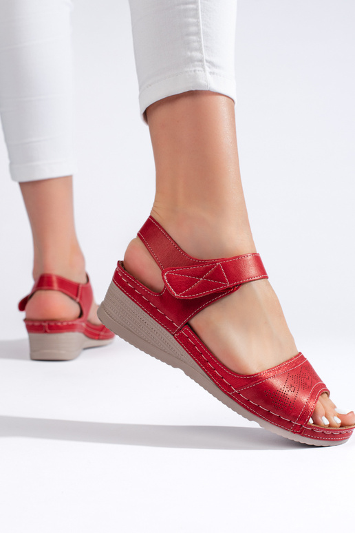 red sandals red sandals
