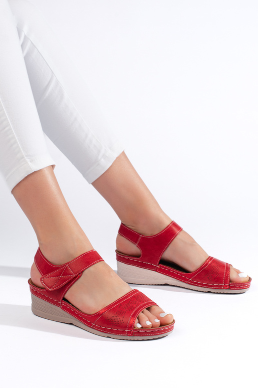 red sandals red sandals