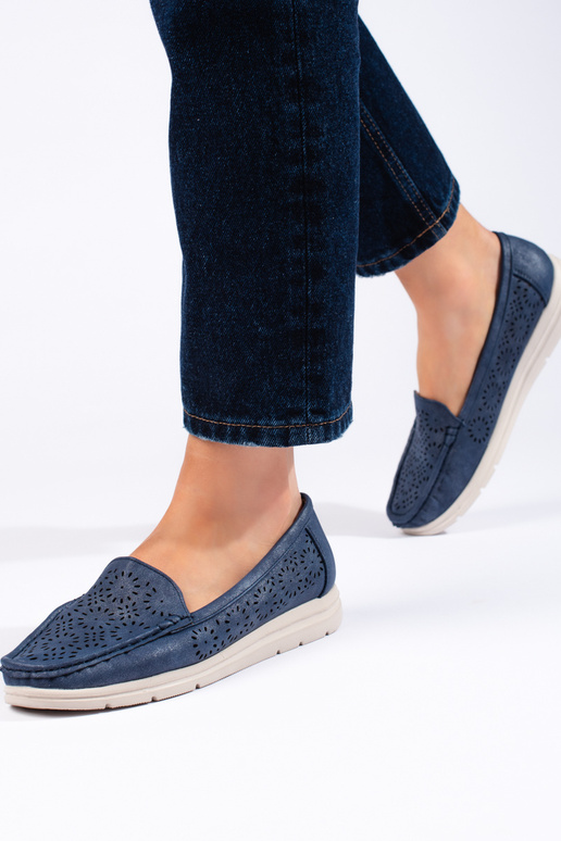 ne Women's moccasins blue ne Women's moccasins blue