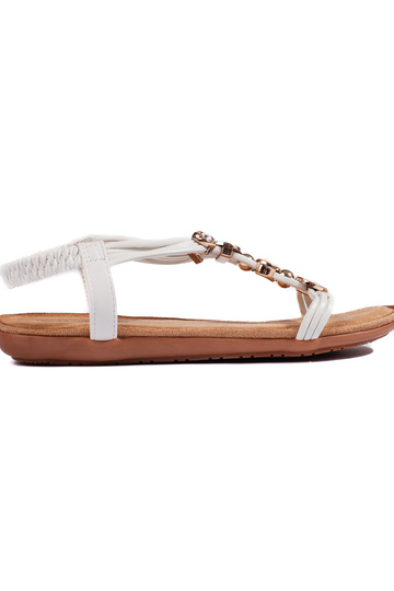 White color   sandals