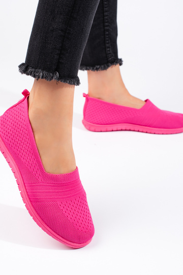 pink  obuwie slip on 2