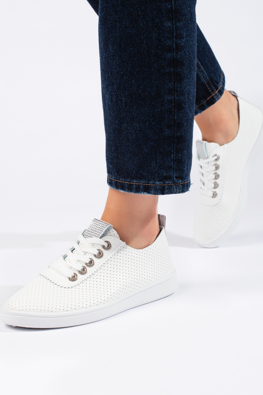 with elements of openwork white color...