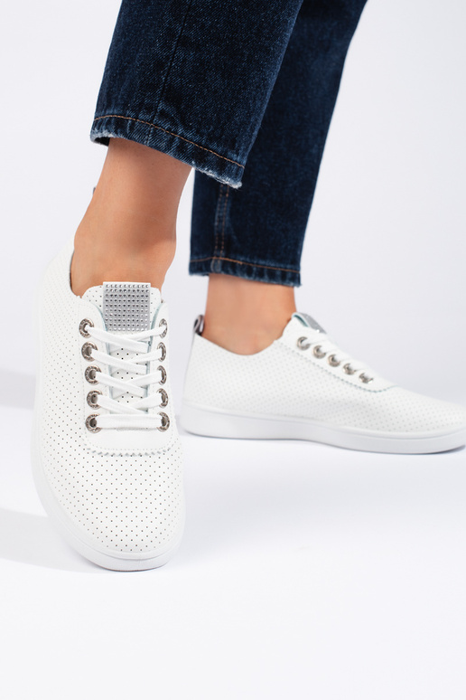 with elements of openwork white color...