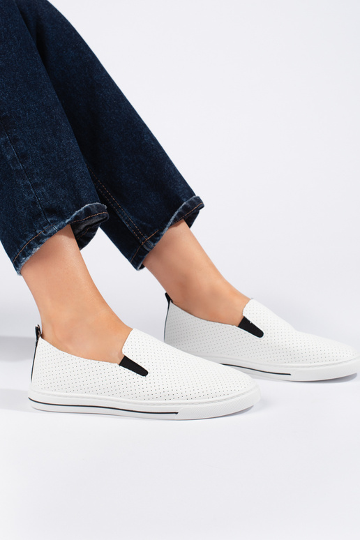 with elements of openwork white color...