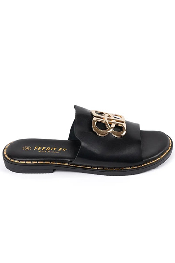 black  slippers