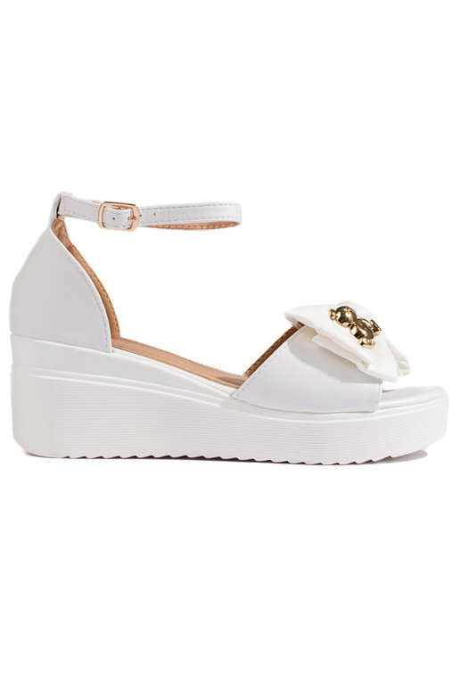 White color  sandals