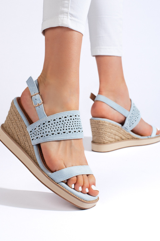 light blue  sandals