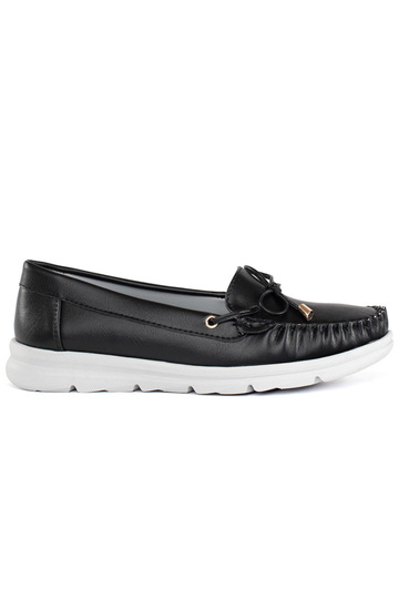 black INomens moccasins