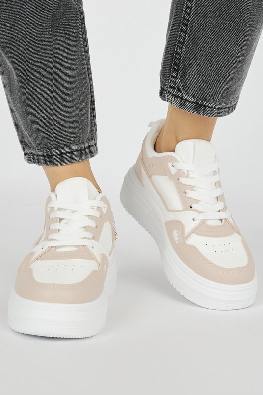 INhite-pink Inomens sneakers Inith... INhite-pink Inomens sneakers Inith...