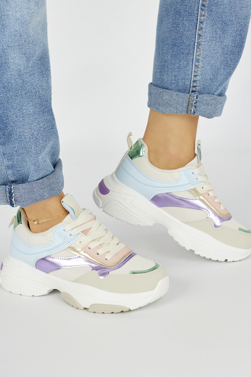 Wielokolorowe damskie buty sportowe...