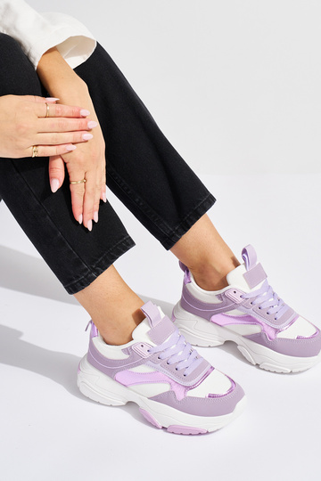 Liliowe sportowe buty... 2