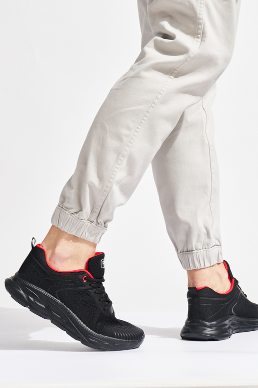 for men black sneakers