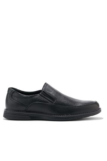 for men black shoes slip-on