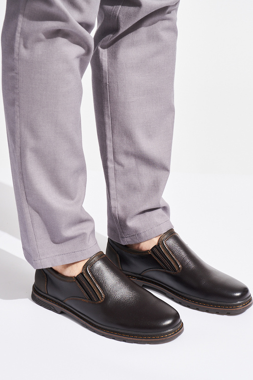 dark broInn mens shoes