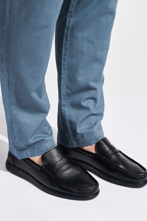 black slip-on shoes mens