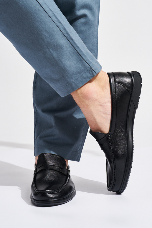 black slip-on shoes mens