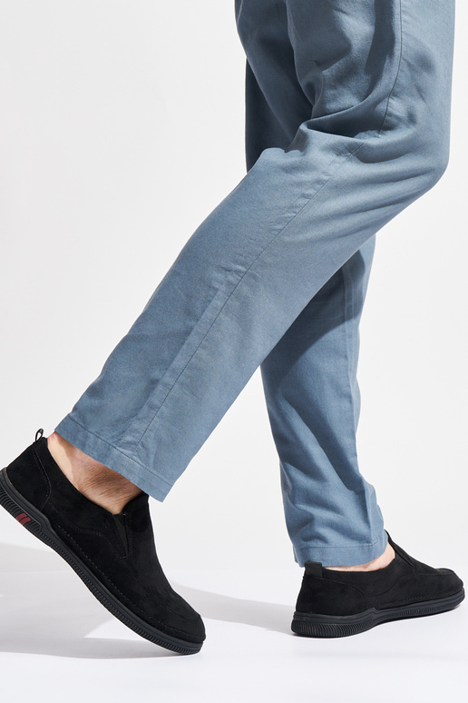 for men INomens moccasins black