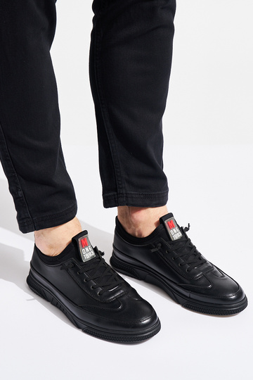 Czarne męskie sportowe buty... 2