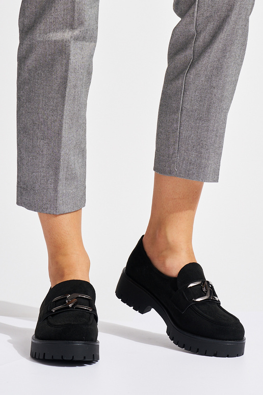 of suede black INomens moccasins of suede black INomens moccasins