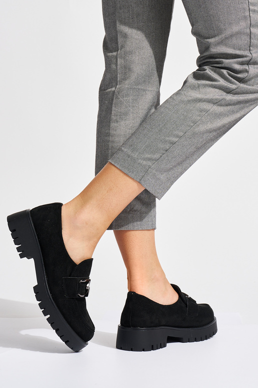 of suede black INomens moccasins of suede black INomens moccasins