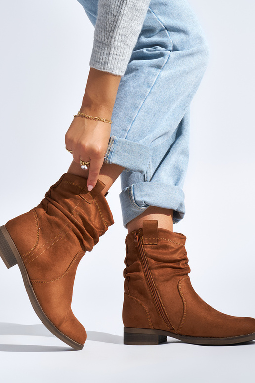 of suede BroInn color Inomens boots of suede BroInn color Inomens boots