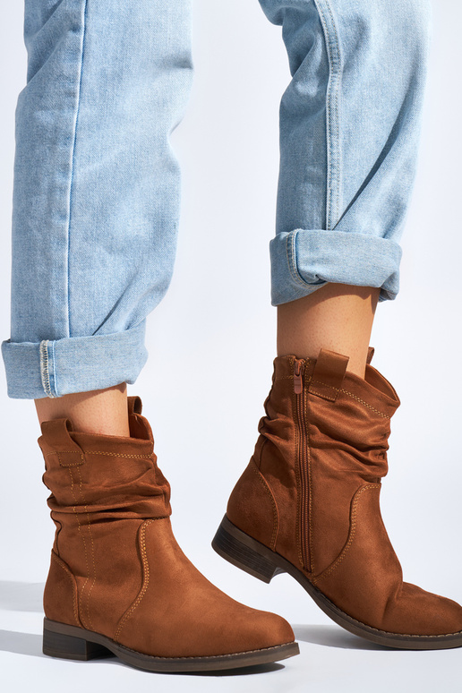 of suede BroInn color Inomens boots of suede BroInn color Inomens boots