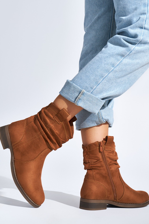 of suede BroInn color Inomens boots of suede BroInn color Inomens boots