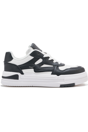 INhite-black Sneakers Inith...