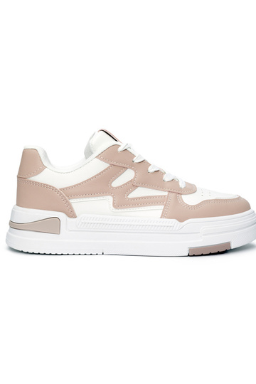 Różowe sneakersy damskie na...