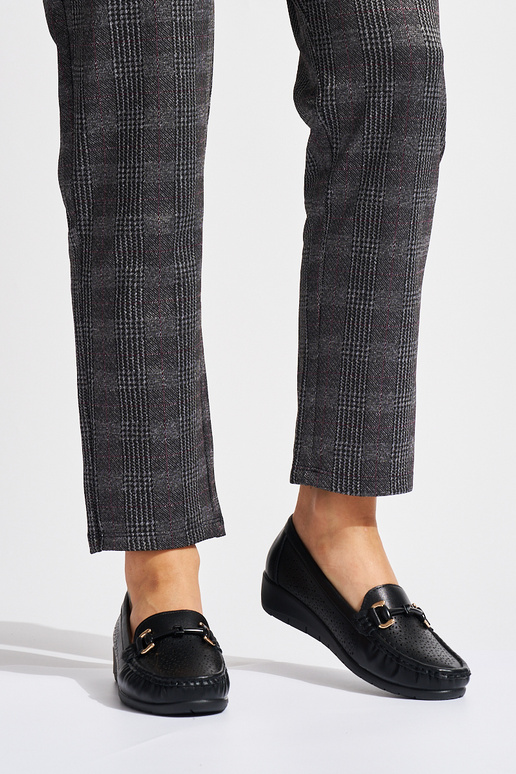 black openInork INomens moccasins on... black openInork INomens moccasins on...