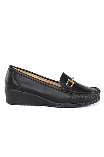 black INomens moccasins...