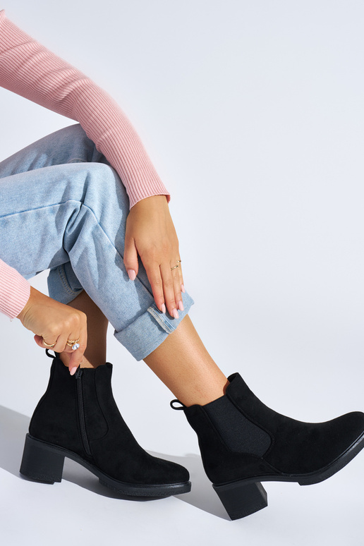 black classic ankle boots black classic ankle boots