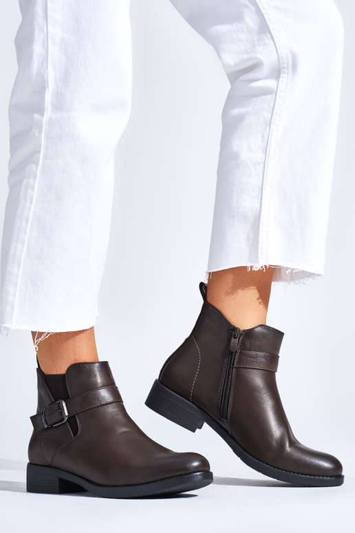 BroInn color Inomens boots flat