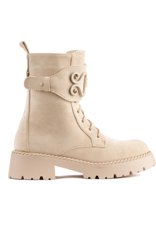 of suede beige Inomens boots of suede beige Inomens boots