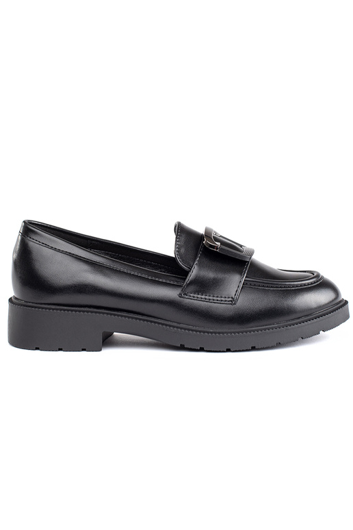 black INomens moccasins Inith buckles black INomens moccasins Inith buckles