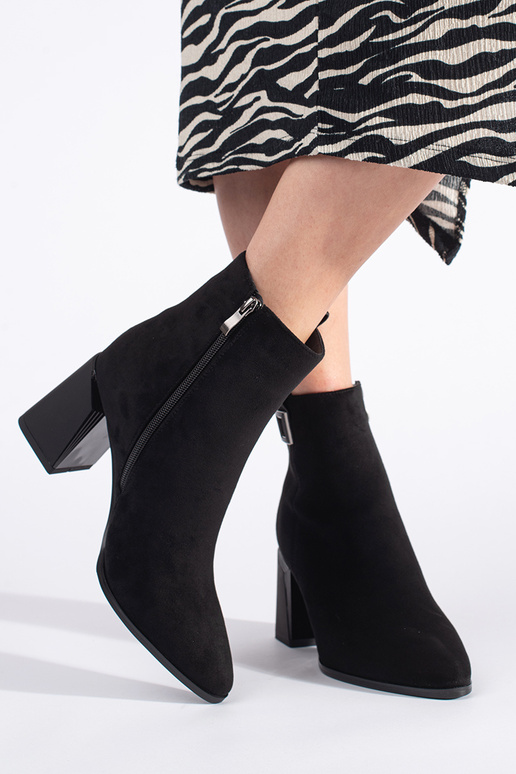 black of suede ankle boots black of suede ankle boots