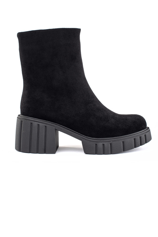 black Inomens boots Inith platform