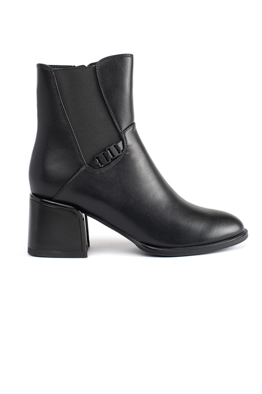 black ankle boots z elastic InstaInka