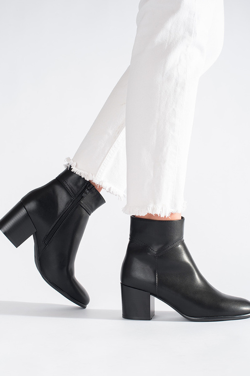 black ankle boots Sergio Leone
