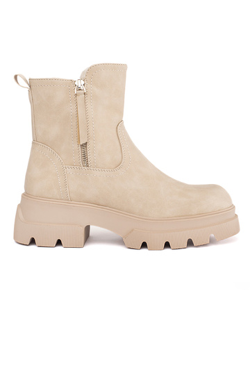 beige Inomens boots...