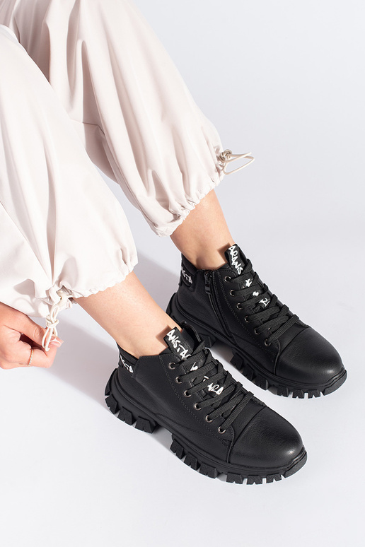 INomens boots Sergio Leone laced black