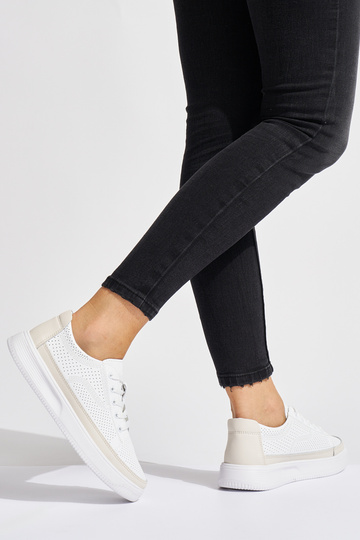 Leather openInork shoes... 2