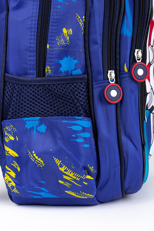 blue backpack dziecięcy z kosmonautą blue backpack dziecięcy z kosmonautą