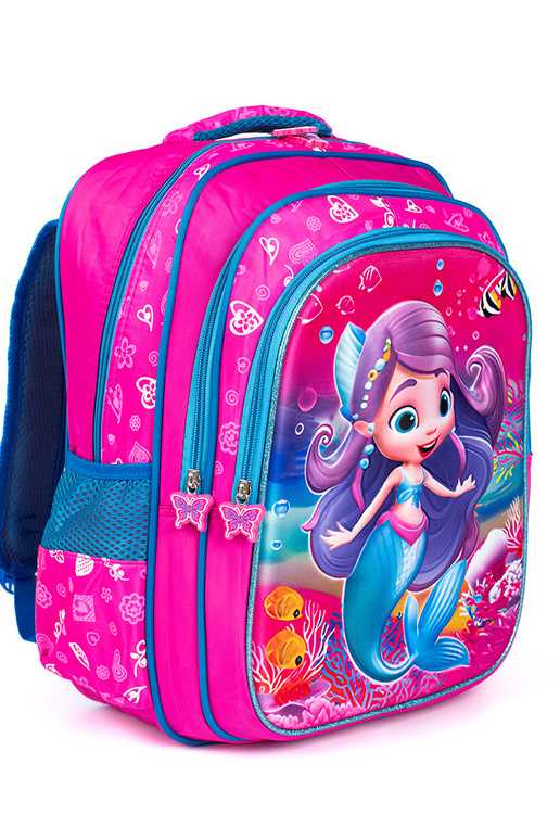 Różowy plecak dla dziewczynki z syrenką